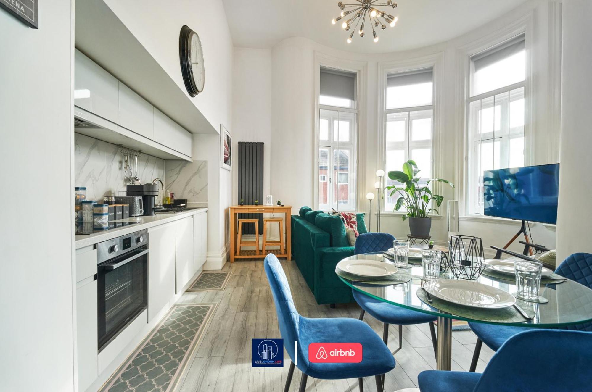 Last-Minute Specials L Sleeps Up To 4 Guests L One-Bedroom Apartment With King Bed And High Ceilings Near Camden By Live London Short Lets & Serviced Accommodation Exteriér fotografie