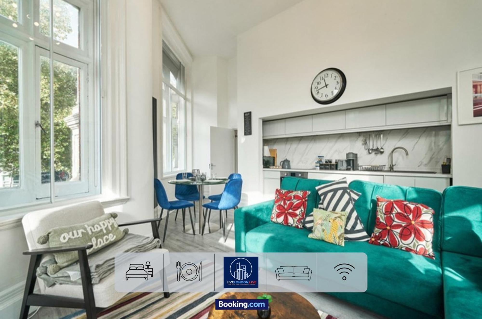 Last-Minute Specials L Sleeps Up To 4 Guests L One-Bedroom Apartment With King Bed And High Ceilings Near Camden By Live London Short Lets & Serviced Accommodation Exteriér fotografie